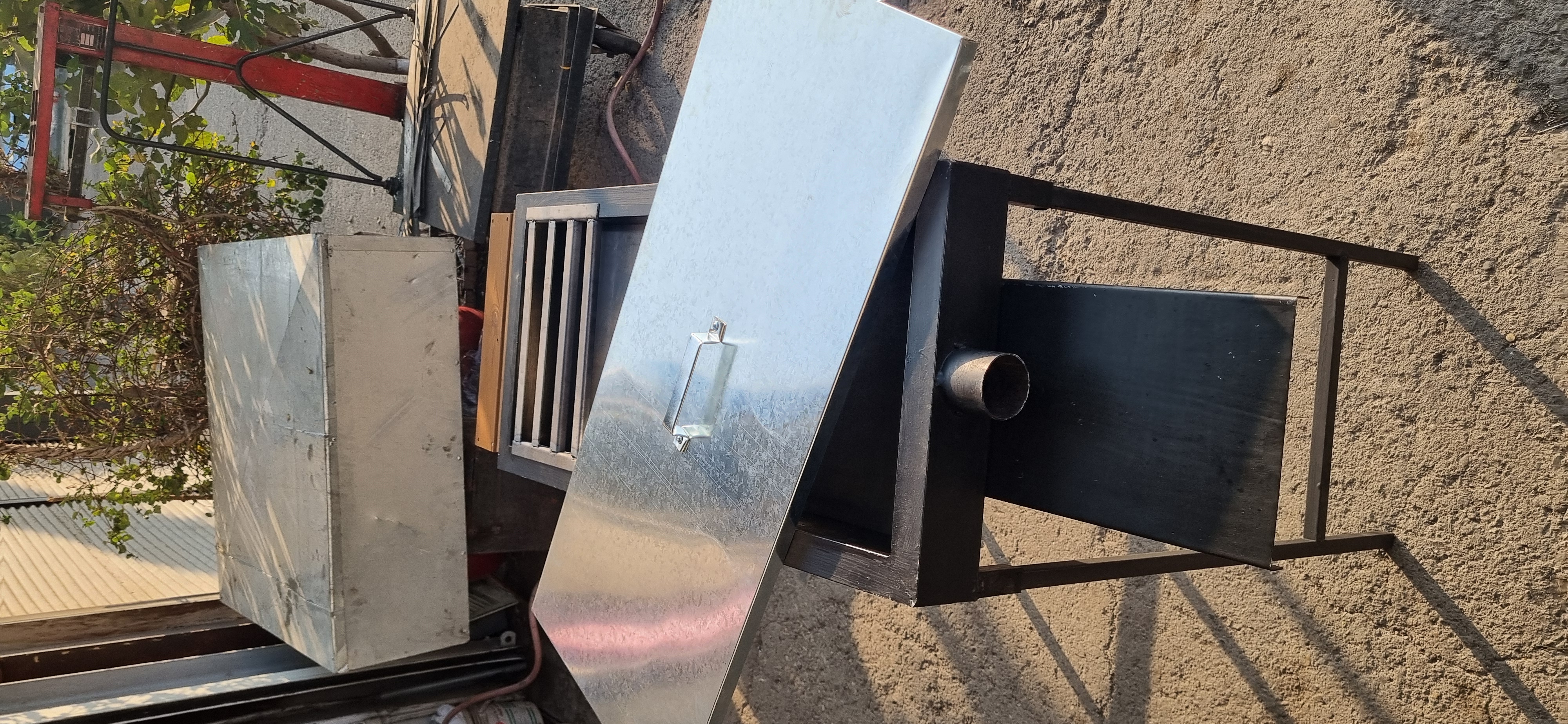 منقل فن خور ۴۰×۹۰  پایه جداشو میز بغل ودرب وجاکتری